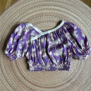 Rachel Comey asymmetrical silk top